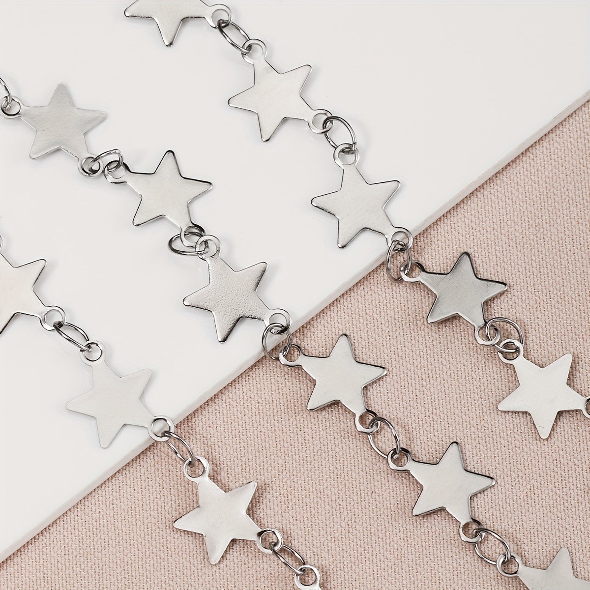 1 Meter Golden Stainless Steel Star Cable Chain for DIY